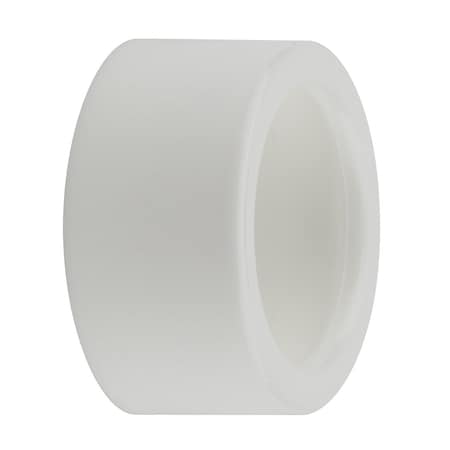 Dottie EMT Bushing, 1-1/2 in, Snap-On, Polyethylene, White EMTB150